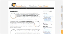 Desktop Screenshot of capableobjects.com